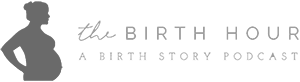 The Birth Hour a birth story podcast logo