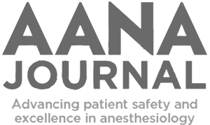 AANA Journal Advancing patient safety and excellence in anesthesiology Logo