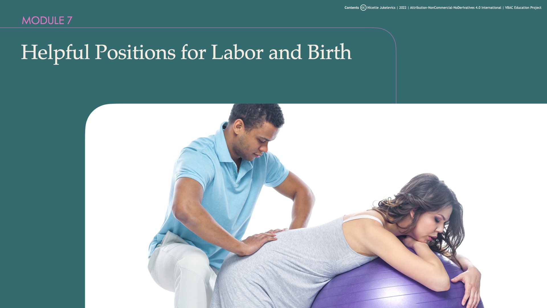Module 7: Helpful Positions for Labor and Birth