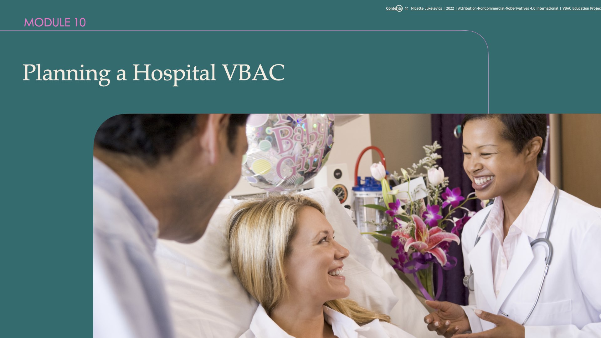 Module 10: Planning a Hospital VBAC