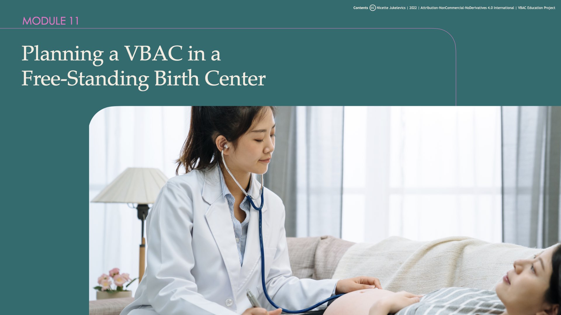 Module 11: Planning a VBAC in a Free-Standing Birth Center